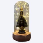 Nossa Senhora Aparecida 20 cm com Cúpula de LED