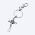 Chaveiro Crucifixo São Bento 12 cm