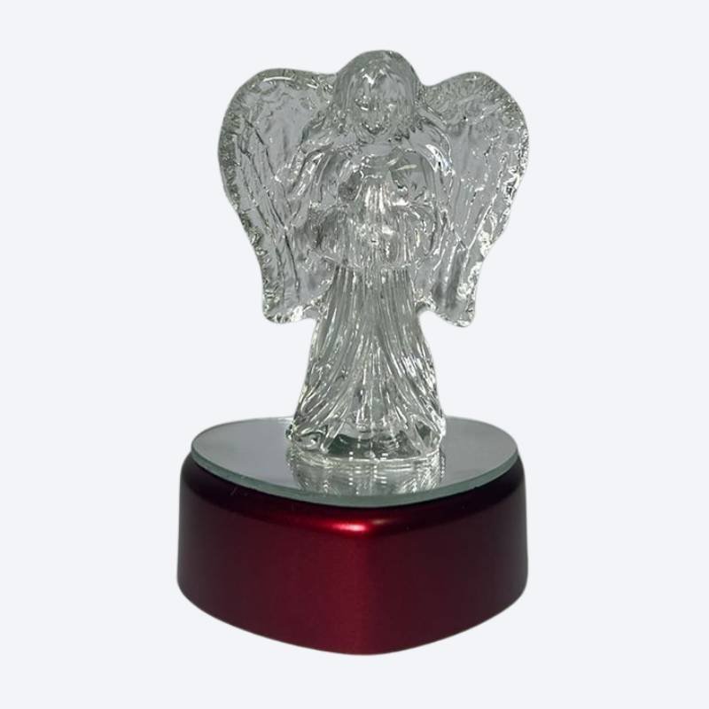 Anjo de Acrílico Luminoso 10 cm