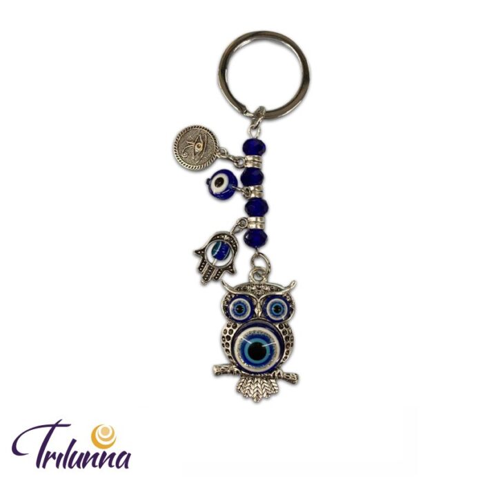 Chaveiro 12cm Olho Grego/Coruja/Olho Hórus