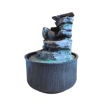 Fonte de Água Decorativa Gruta de Pedras 3 Quedas 19cm Bivolt