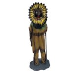 Índio Xamânico 34cm Resina Artesanal Caboclo Decoração
