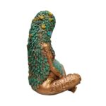 Deusa Gaia Colorida 14cm Estátua Decorativa de Resina