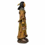 Estátua Índia em Resina 52cm Decoração Indígena
