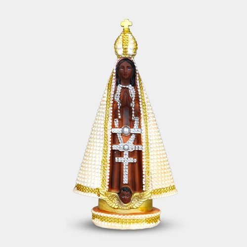 Nossa Senhora Aparecida 20 cm Pérola Branca