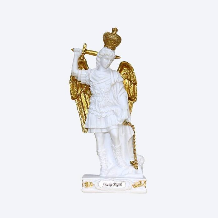Arcanjo Miguel Monte Gargano 12,5 cm com Coroa